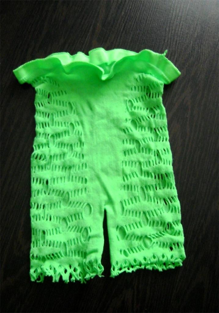 fluor groen short legging visnet sexy cosplay rave cyber, Legging, Nieuw, Overige maten, Groen