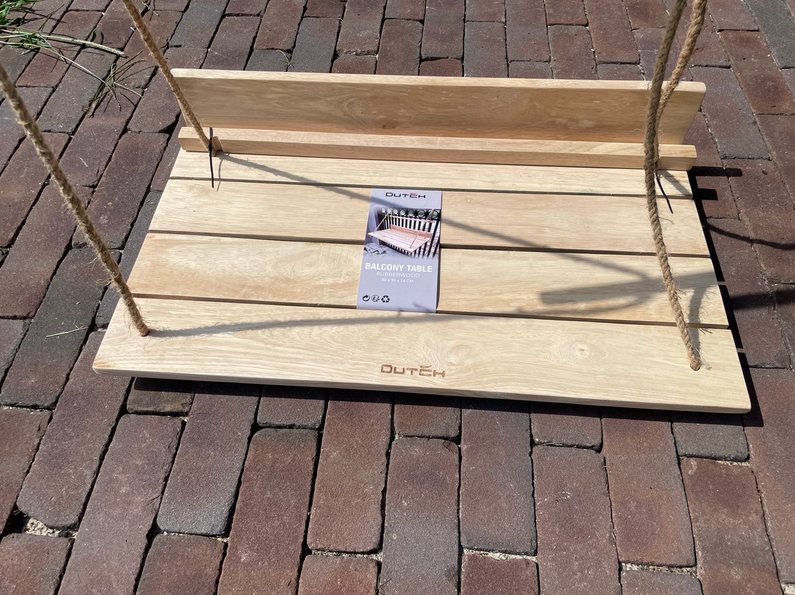 Nieuwe Balcony Table / Plantentafel van Dutch, Tuin en Terras, Ophalen of Verzenden, Nieuw, Rechthoekig, Hout