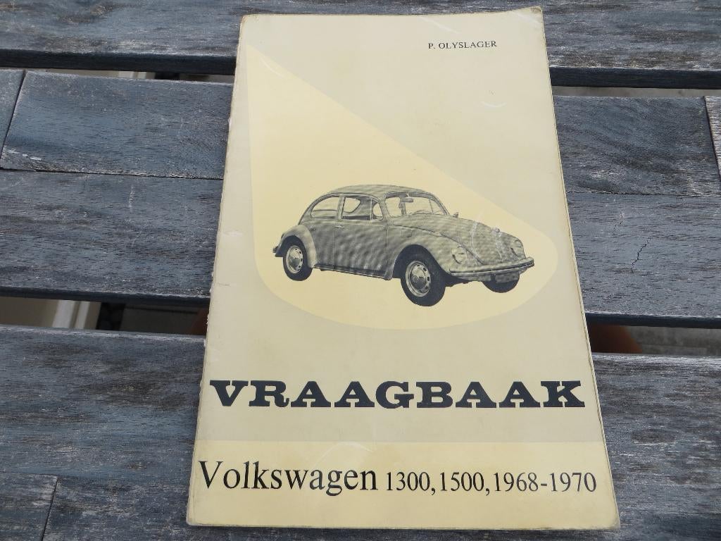 Vraagbaak Volkswagen Kever 1300, 1500, VW Karmann Ghia 68-70, Ophalen of Verzenden