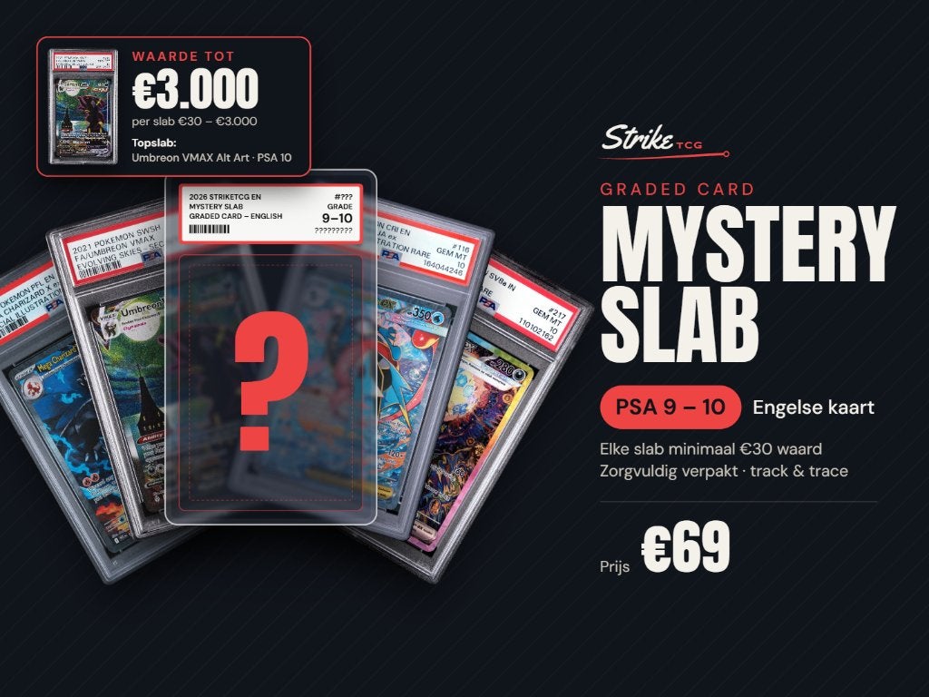 Pokémon PSA 9/10 Mystery Slab – Engelse kaart, Verzenden, Zo goed als nieuw, Losse kaart, Foil