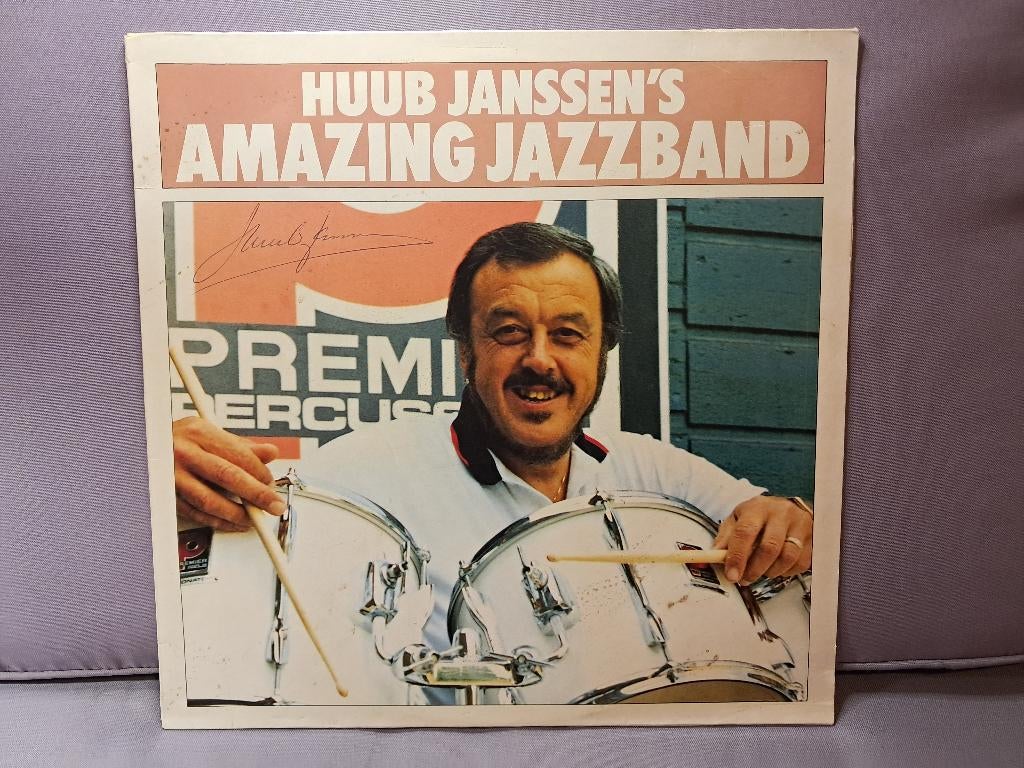 lp. huub janssen's amazing jazzband. ex, Ophalen of Verzenden, Gebruikt, 12 inch