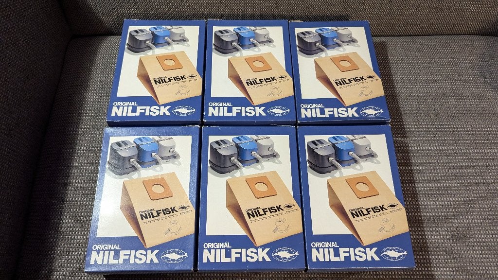 6x Originele Nilfisk stofzuigerzakken (81846000), Ophalen of Verzenden, Nieuw