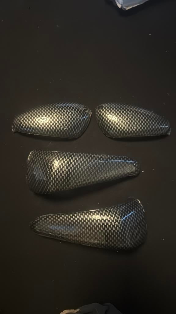 NIEUW!!! Carbon knipperlicht kapjes Gilera Runner, Ophalen, Nieuw, Overige typen