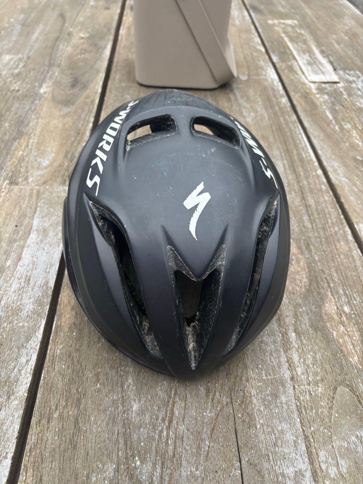 Specialized S-Works Evade Fietshelm zwart- Maat L, Fietsen en Brommers, Ophalen of Verzenden, Gebruikt, L, Heer of Dame