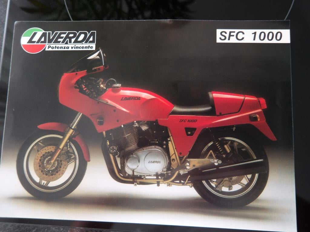 folder Laverda SFC 1000, Motoren, Handleidingen en Instructieboekjes, Verzenden, Overige merken