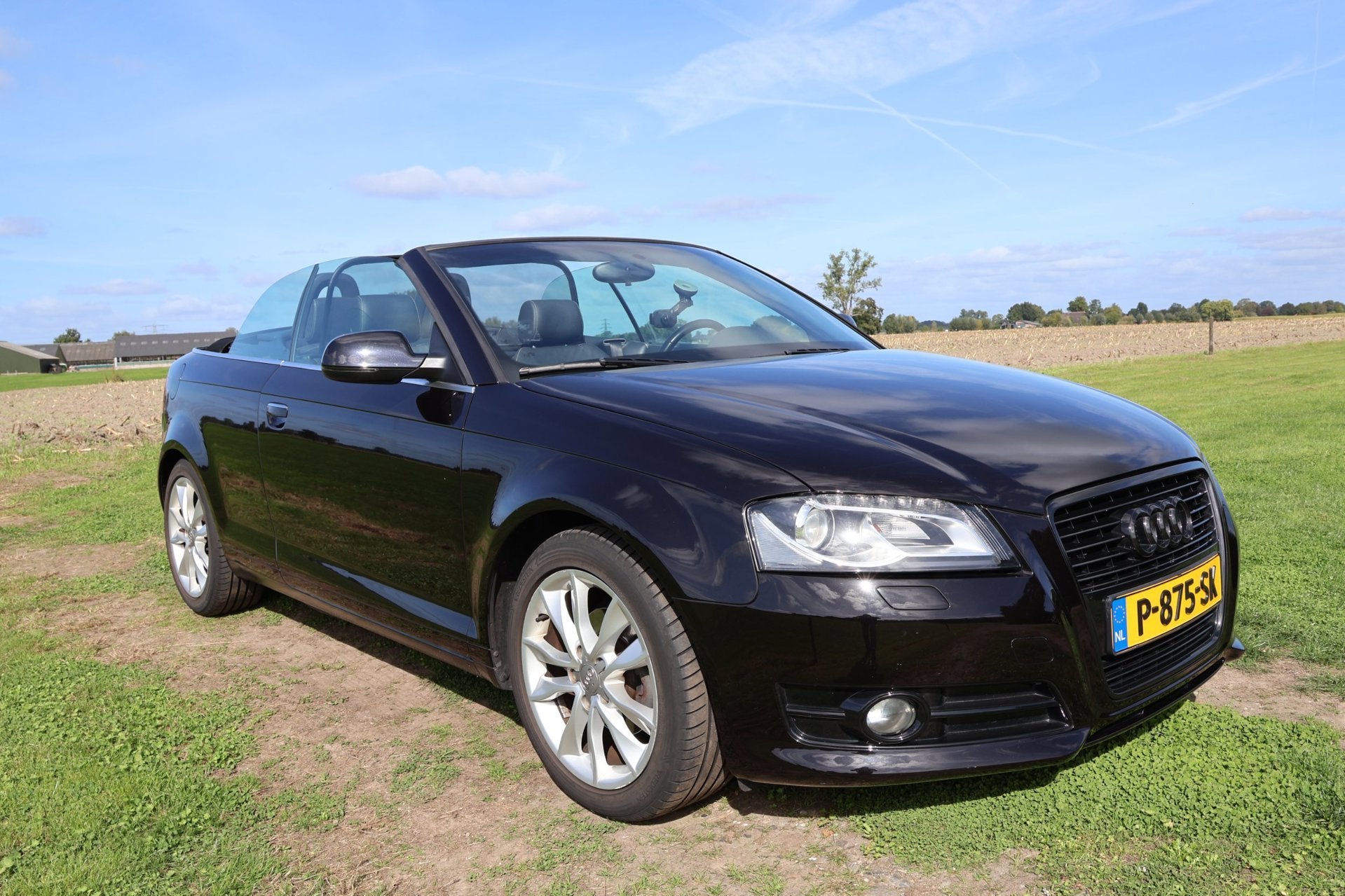 Audi A3 Cabriolet 1.2 TFSI Style|Stoelverwarming|Leer|Xenon|, Auto's, Voorwielaandrijving, Euro 5, Gebruikt, Zwart