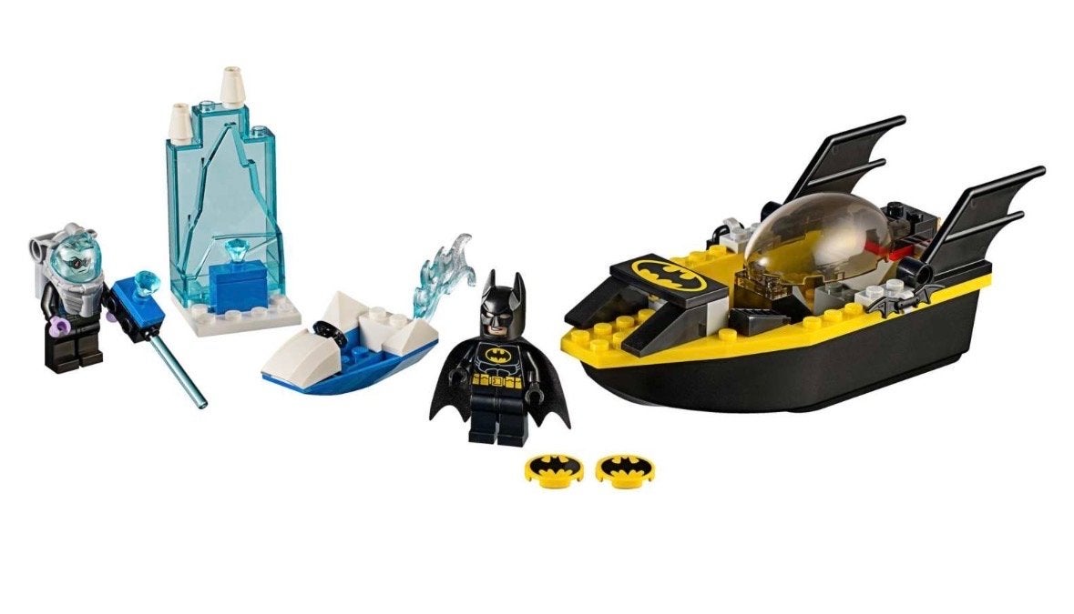 Lego Juniors 10737 Batman vs. Mr. Freeze compleet, Ophalen of Verzenden, Gebruikt