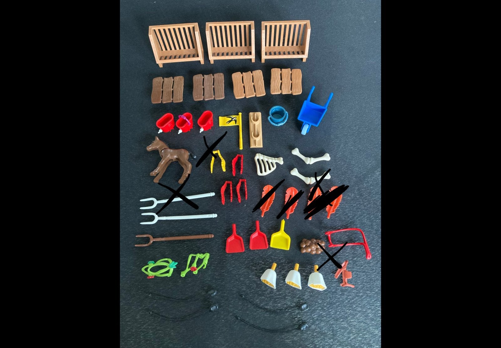 Playmobil veer, veulen ed…, Ophalen of Verzenden, Zo goed als nieuw