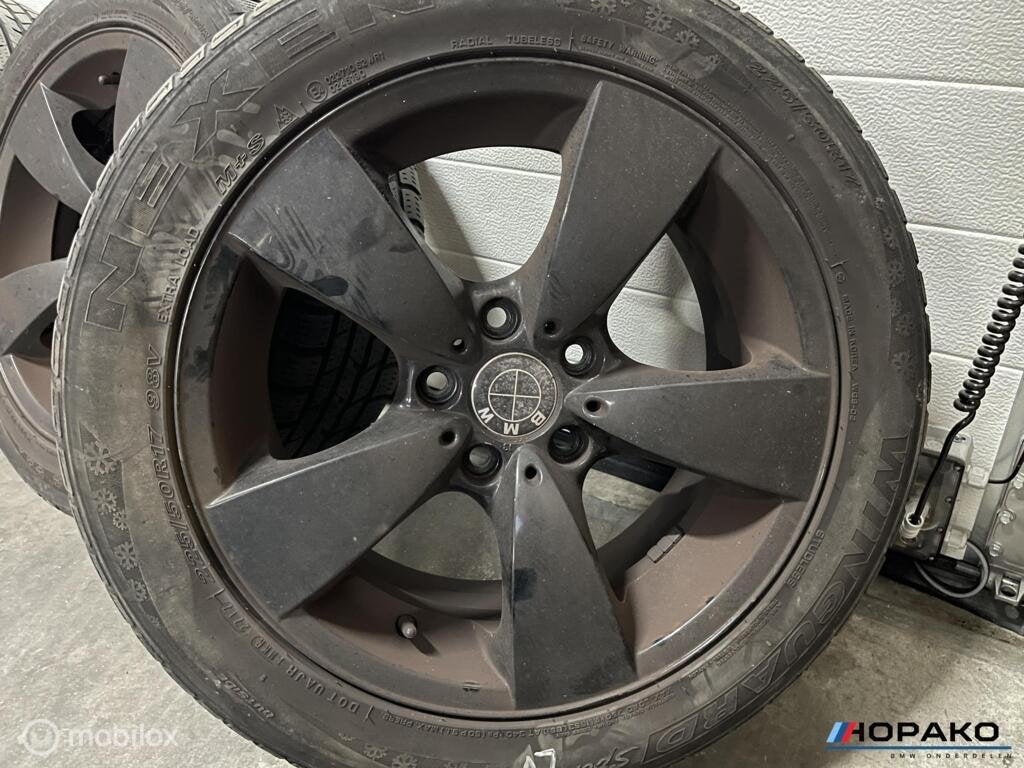 Lichtmetalen velgen set | BMW 5 serie | zwart | winterset, Auto-onderdelen, Banden en Velgen, Gebruikt, Velg(en), Einsteinlaan 5 rijswijk