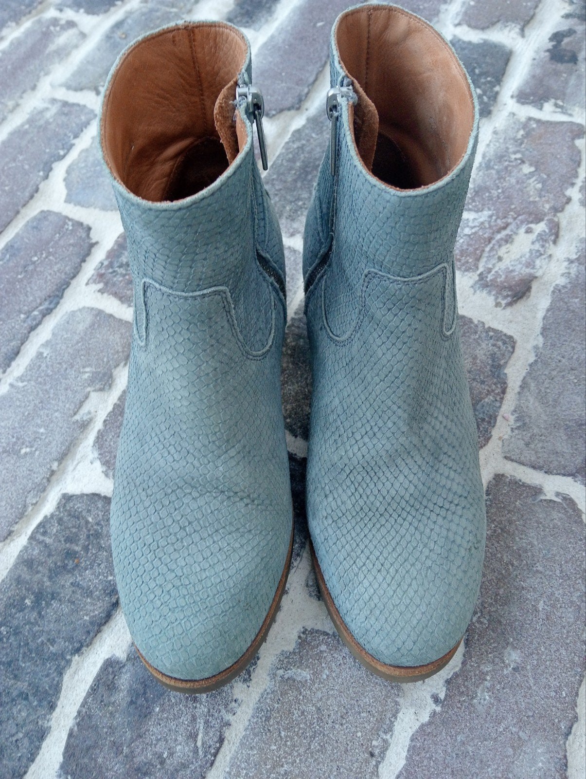 Shabbies Amsterdam Enkellaarsjes - Maat 38, Kleding | Dames, Shabbies Amsterdam, Blauw, Lage of Enkellaarzen, Ophalen of Verzenden