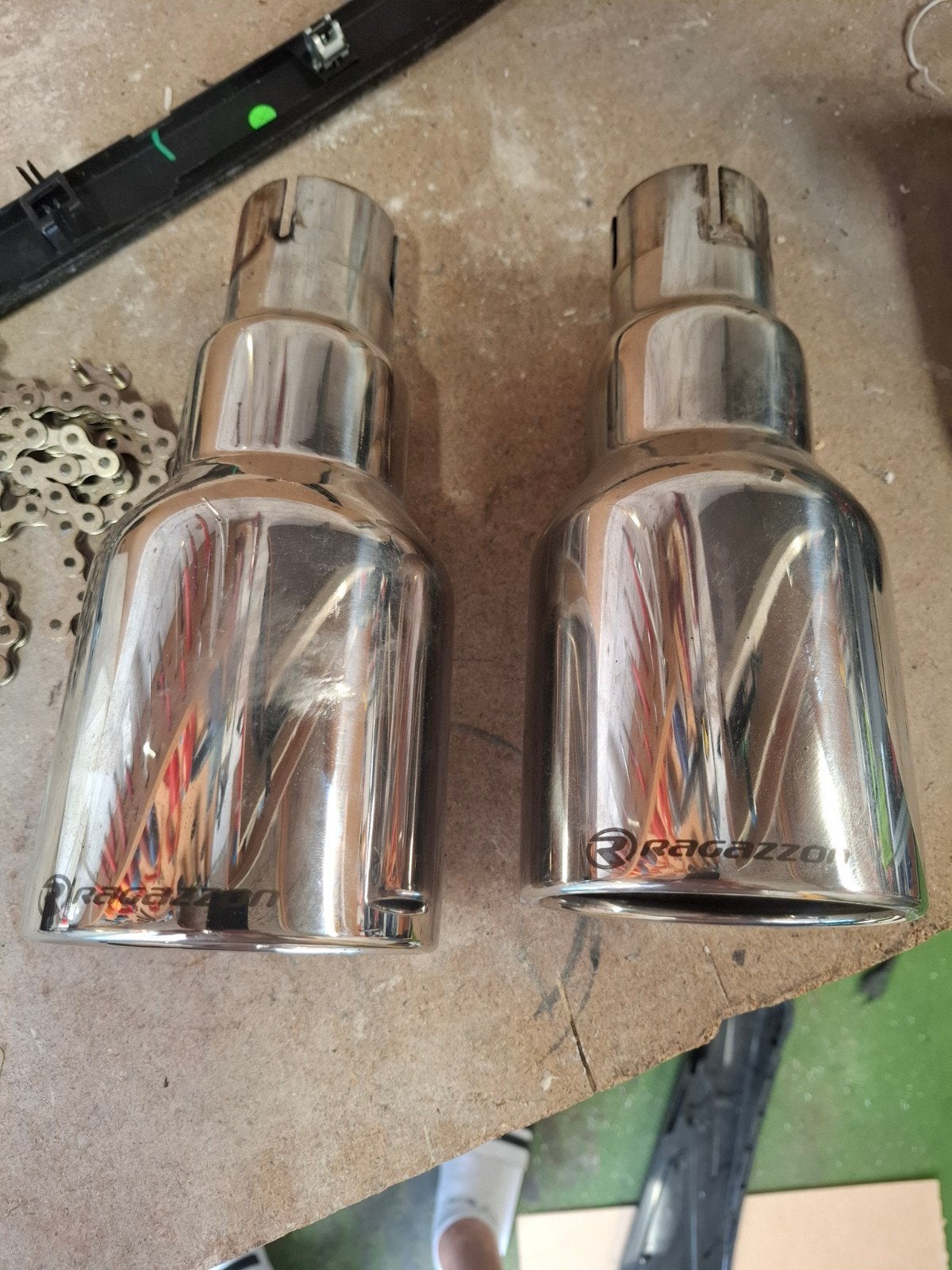 Ragazzon eind tips 100 mm 2x, Ophalen