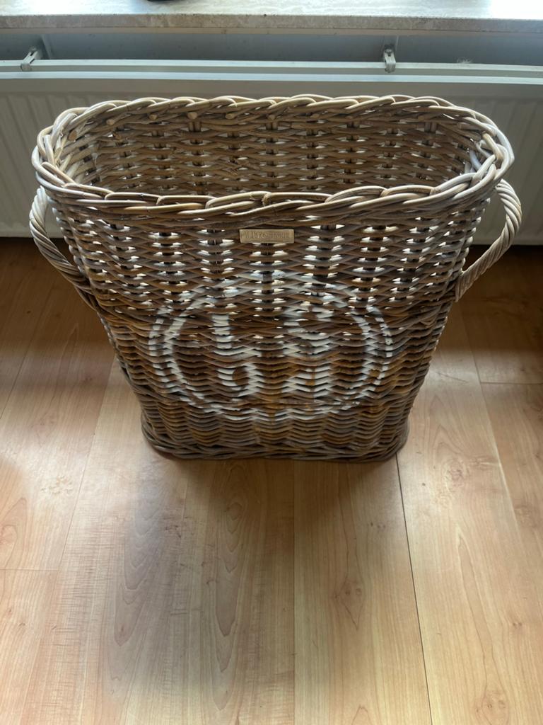 Rieten mand van Lifestyle Home Collection, Ophalen, Zo goed als nieuw, Riet