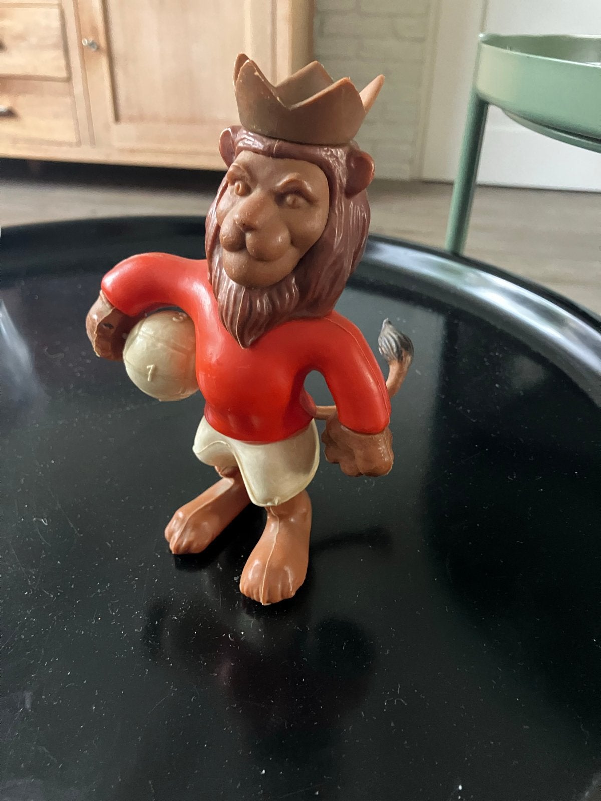 Vintage Smiths Koning Voetbal spaarpot leeuw mascotte, Ophalen of Verzenden, Gebruikt