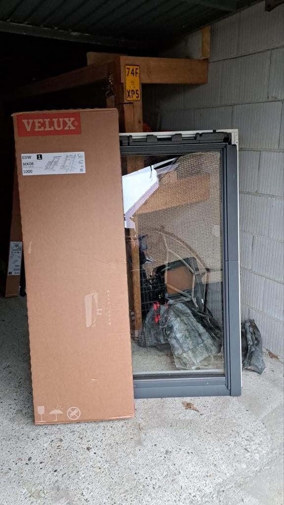 Velux Dakraam MK08 78x140 cm, Doe-het-zelf en Verbouw, Ophalen of Verzenden, Minder dan 80 cm, Dakraam