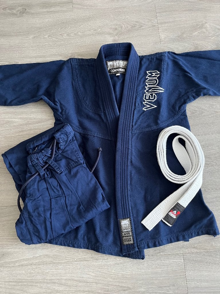 Venum Contender BJJ Gi - Maat A1.5 - Zo goed als nieuw, Sport en Fitness, Gebruikt, Vechtsportpak, Ophalen of Verzenden, Jiu-Jitsu
