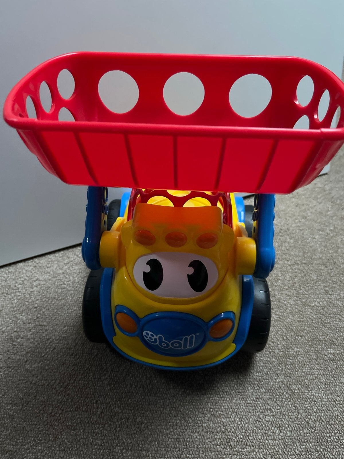 Oball Go Grippers Dump Truck - Geel/Blauw/Rood, Ophalen, Nieuw, Auto, Met wieltjes