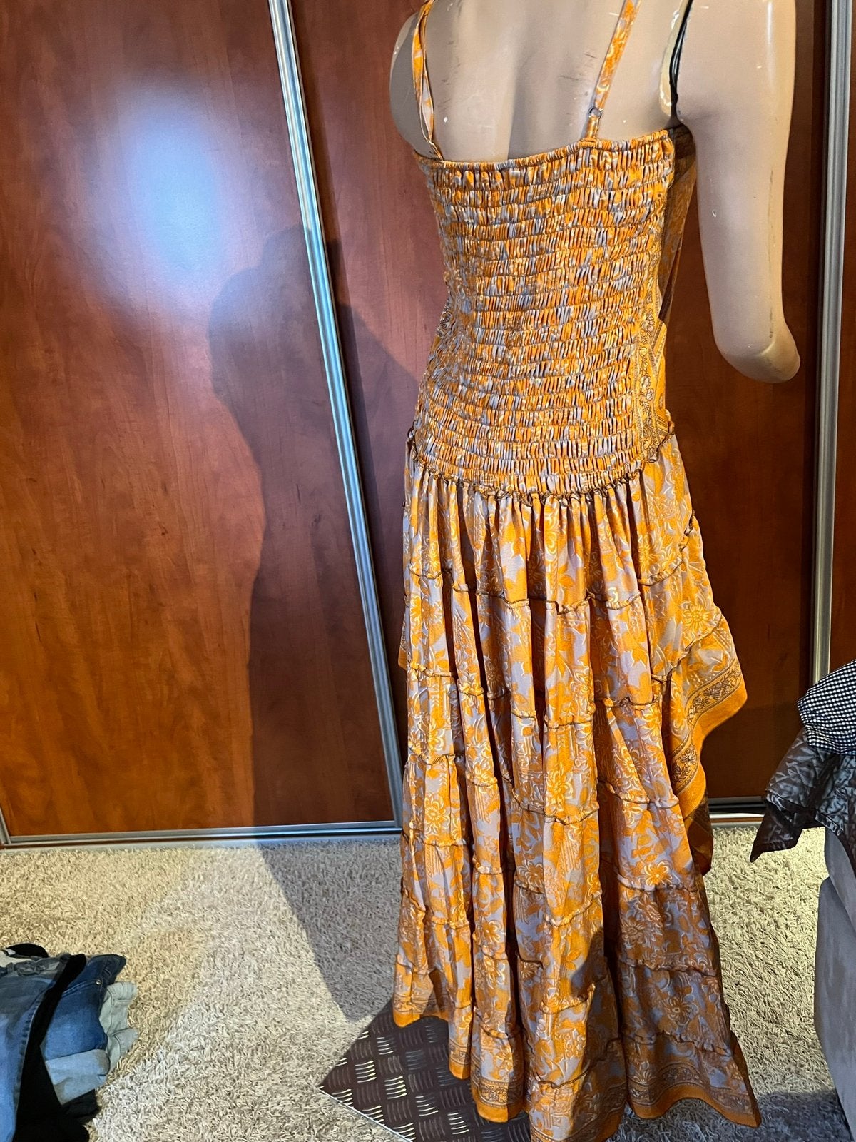 IBIZA STYLE jurk maat m origineel ZGAN'.asymmetrische, Maat 38/40 (M), IBIZA STYLE, Oranje, Ophalen of Verzenden
