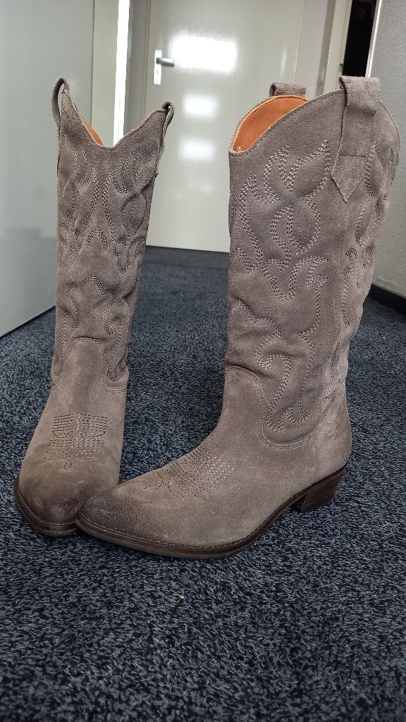 Cowboy  laarzen Vera CuoIo, Hoge laarzen, Verzenden, Beige, Nieuw