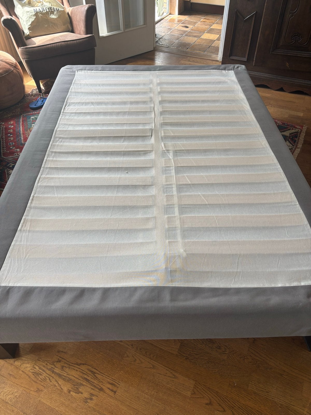 Ikea Espevär bed 140x200 cm, Ophalen, Gebruikt, 140 cm, Twijfelaar