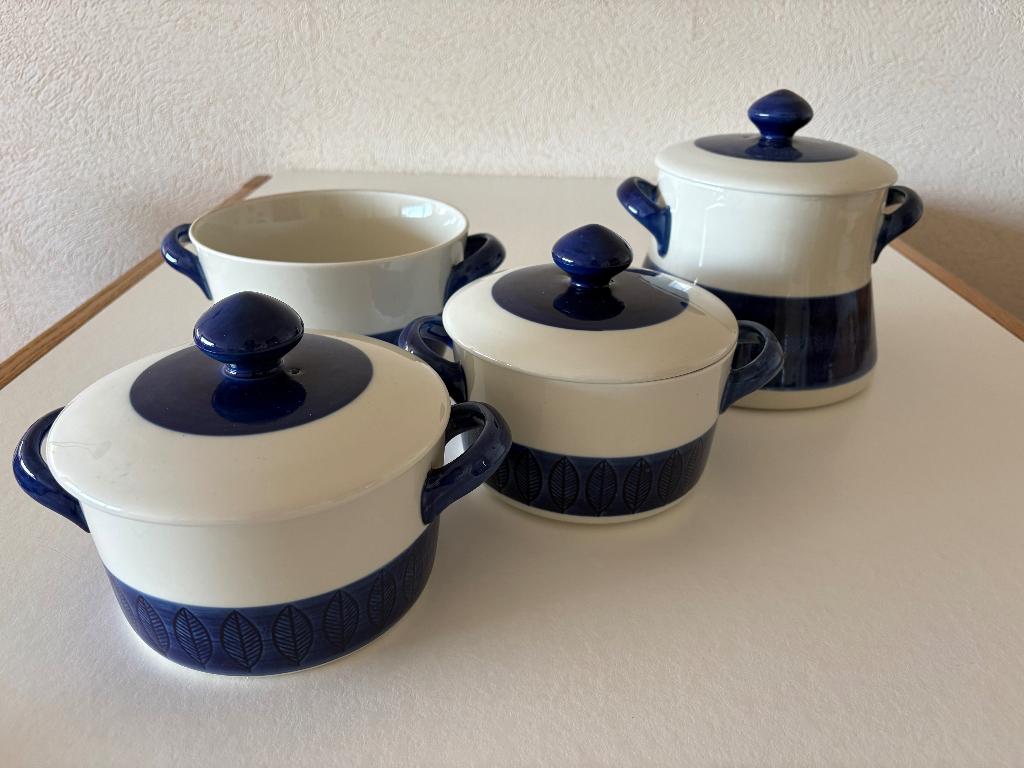 Rörstrand Koka Blä - 86-delig vintage servies in goede staat, Ophalen