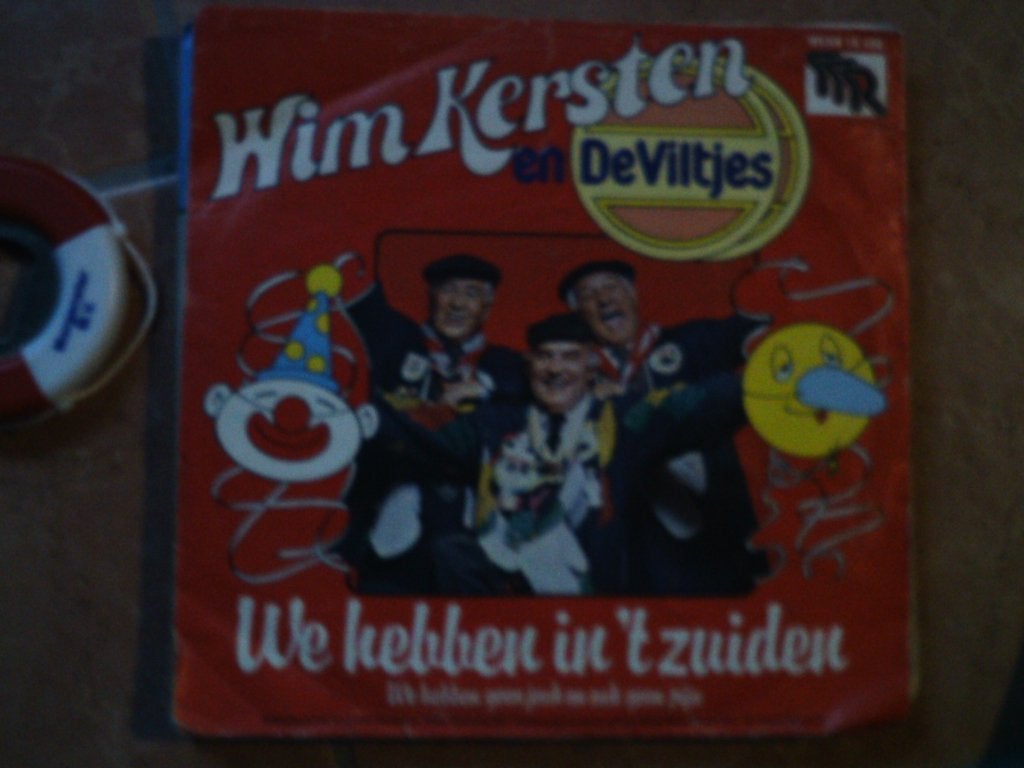 Wim Kersten en De Viltjes - We hebben in 't zuiden  30s, Cd's en Dvd's, 7 inch, Ophalen of Verzenden, Zo goed als nieuw, Beschermende buitenhoes