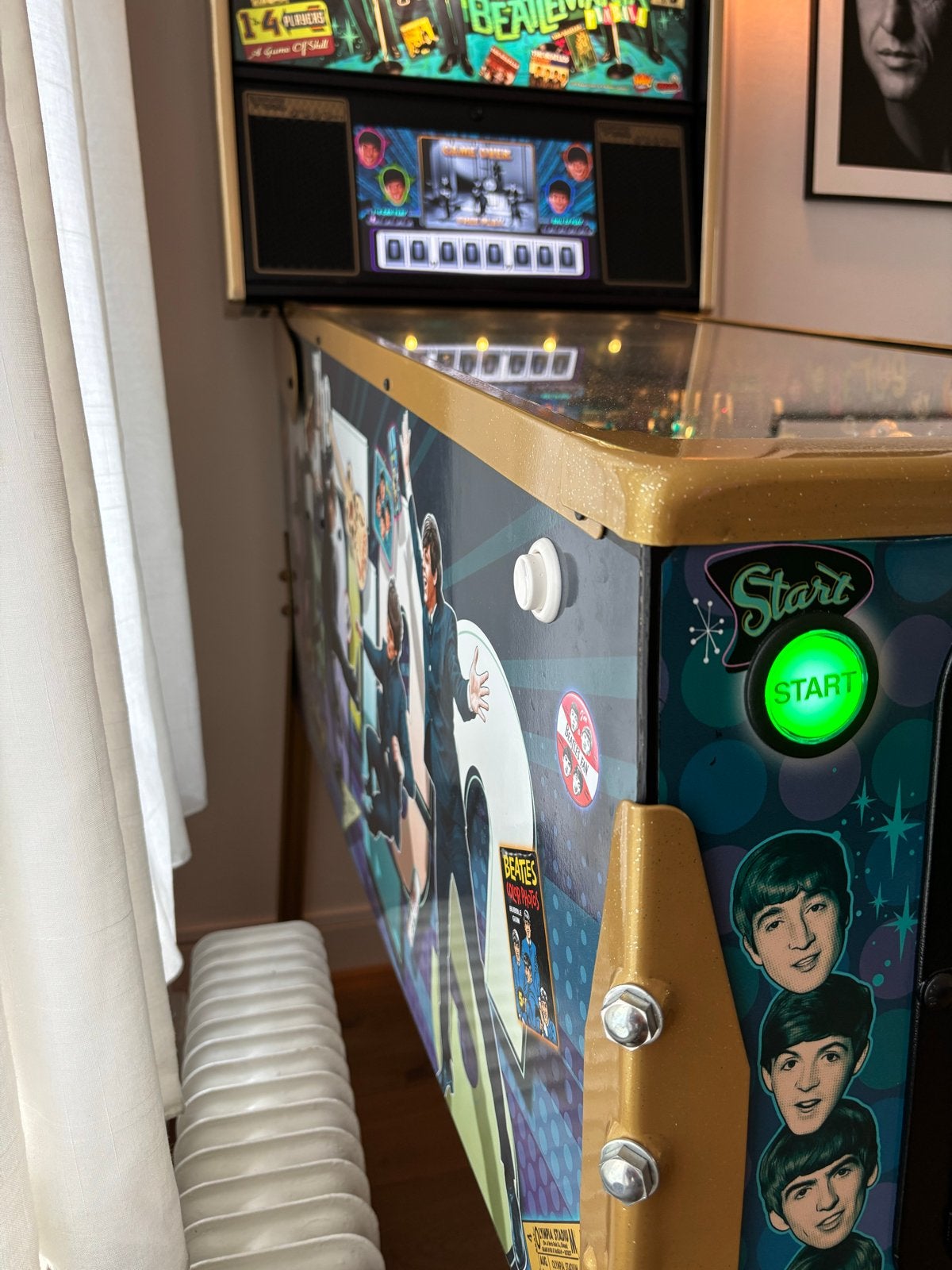 Foto 6 van The Beatles Gold Edition Flipperkast - Zo goed als nieuw