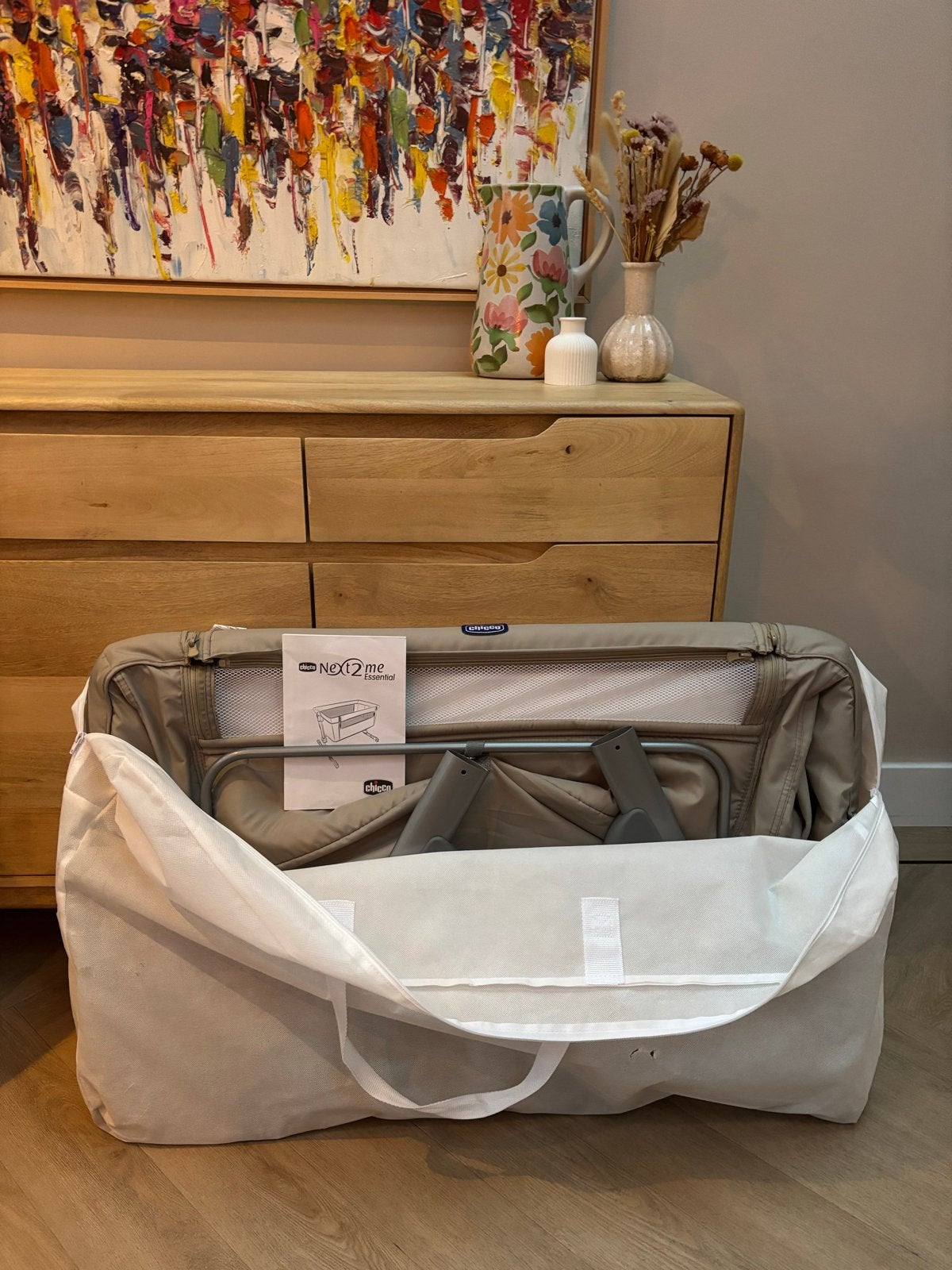 Chicco Next2Me Co-sleeper | incl matrasje | zo goed nieuw!, Kinderen en Baby's, Ophalen, Zo goed als nieuw, Wieg