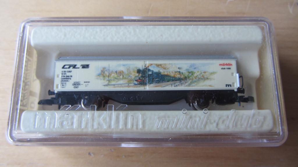 Märklin mini club : clubwagon 1996 - Lux. CFL - 8657.004, Gebruikt, Gelijkstroom, Wagon, Ophalen of Verzenden
