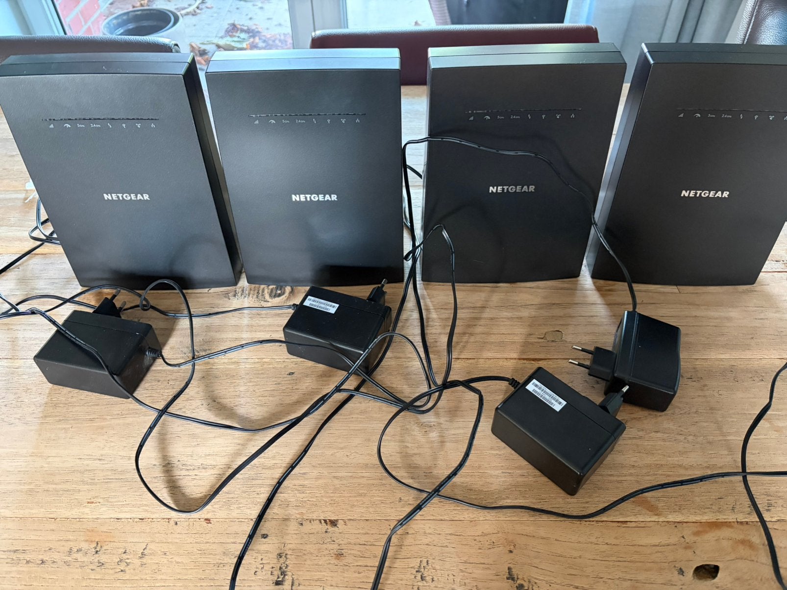 4x Netgear Nighthawk AC3000 EX8000 X6S Range Extender, Ophalen of Verzenden, Gebruikt, Router