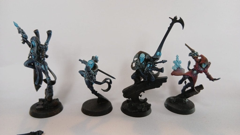Kill team/ Warhammer: Harlequins Troupe, Hobby en Vrije tijd, Wargaming, Met verf, Figuurtje(s), Ophalen of Verzenden, Warhammer 40000