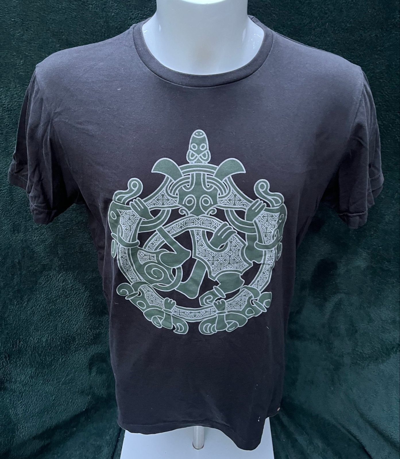 Viking Metal T-shirt Midgard Noorwegen Maat L Noorse Mytholo, Ophalen of Verzenden, Gedragen, Maat 52/54 (L), Zwart
