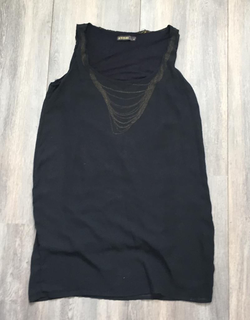 Hele leuke, zwarte jurk van Supertrash met ketting maat 40, Kleding | Dames, Jurken, Ophalen of Verzenden, Maat 38/40 (M), Zwart