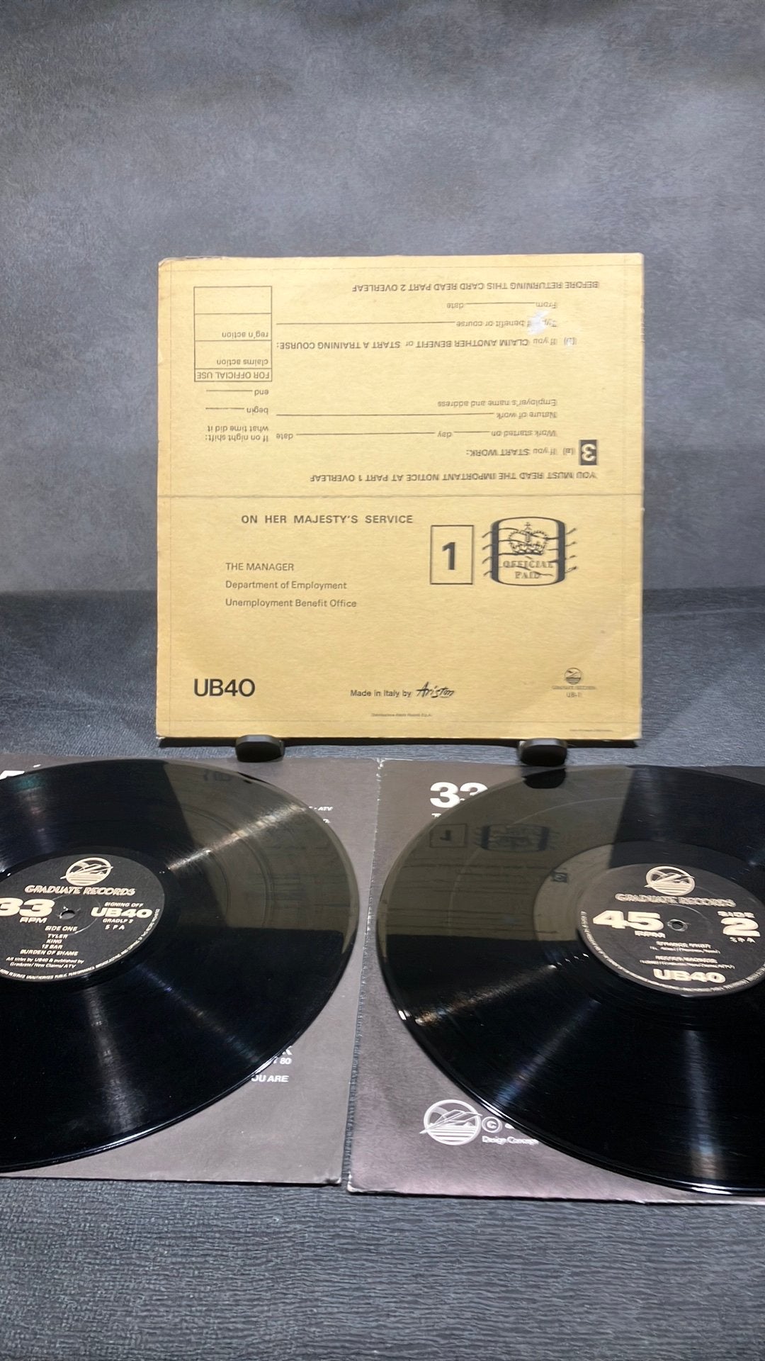 UB40 — Signing Off, LP, Gebruikt, Overige genres, Originele persing