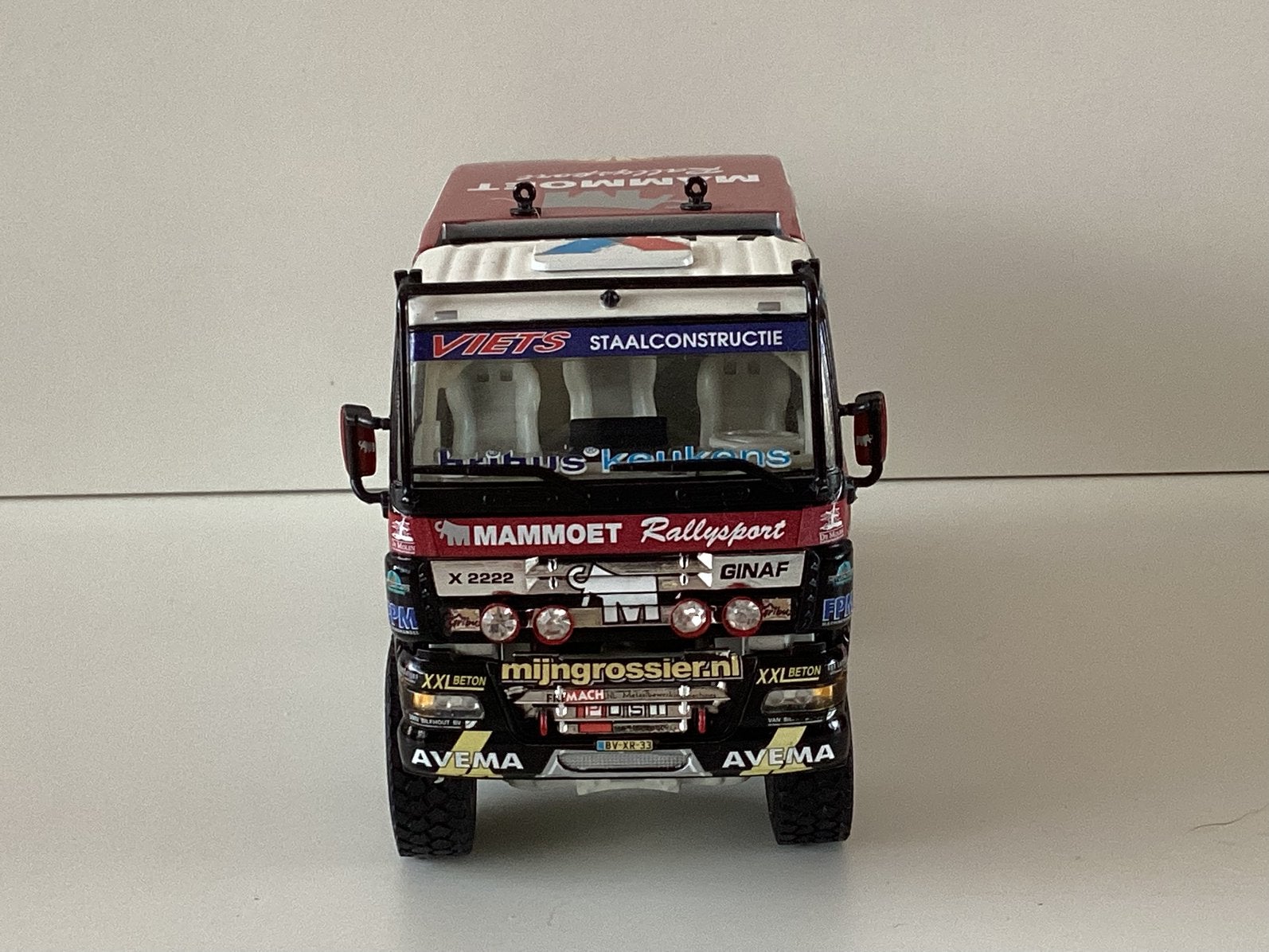 1:50 WSI Ginaf X2222 mammoet rallysport dakar 2012, Hobby en Vrije tijd, Modelauto's | 1:50, Ophalen of Verzenden, Zo goed als nieuw