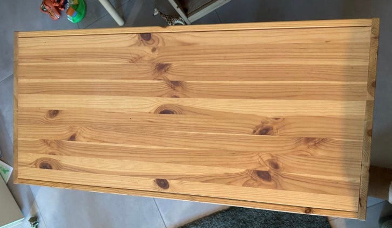 Gebeitst grenen ikea trofast tafelmodel kast, Ophalen, Gebruikt, Minder dan 180 cm