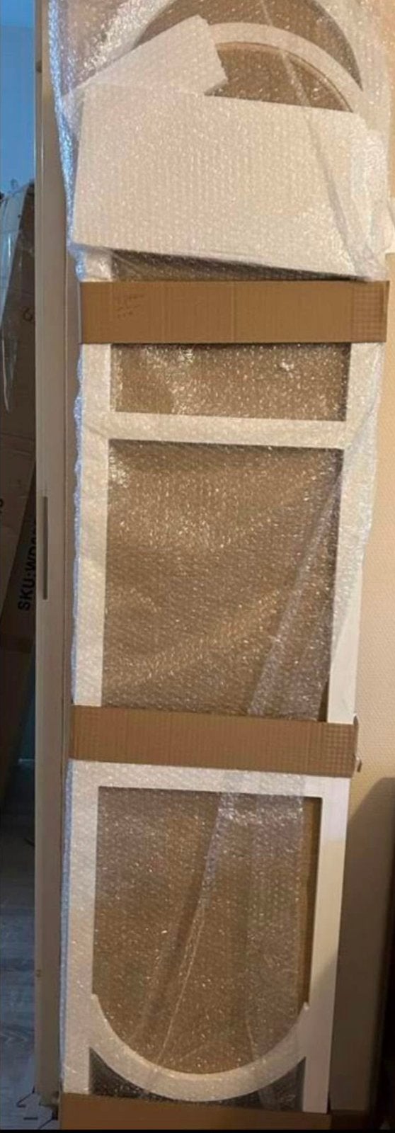 Nieuwe luxe kamerscherm / roomdivider – wit  – 4 panelen, Huis en Inrichting, Ophalen, Nieuw