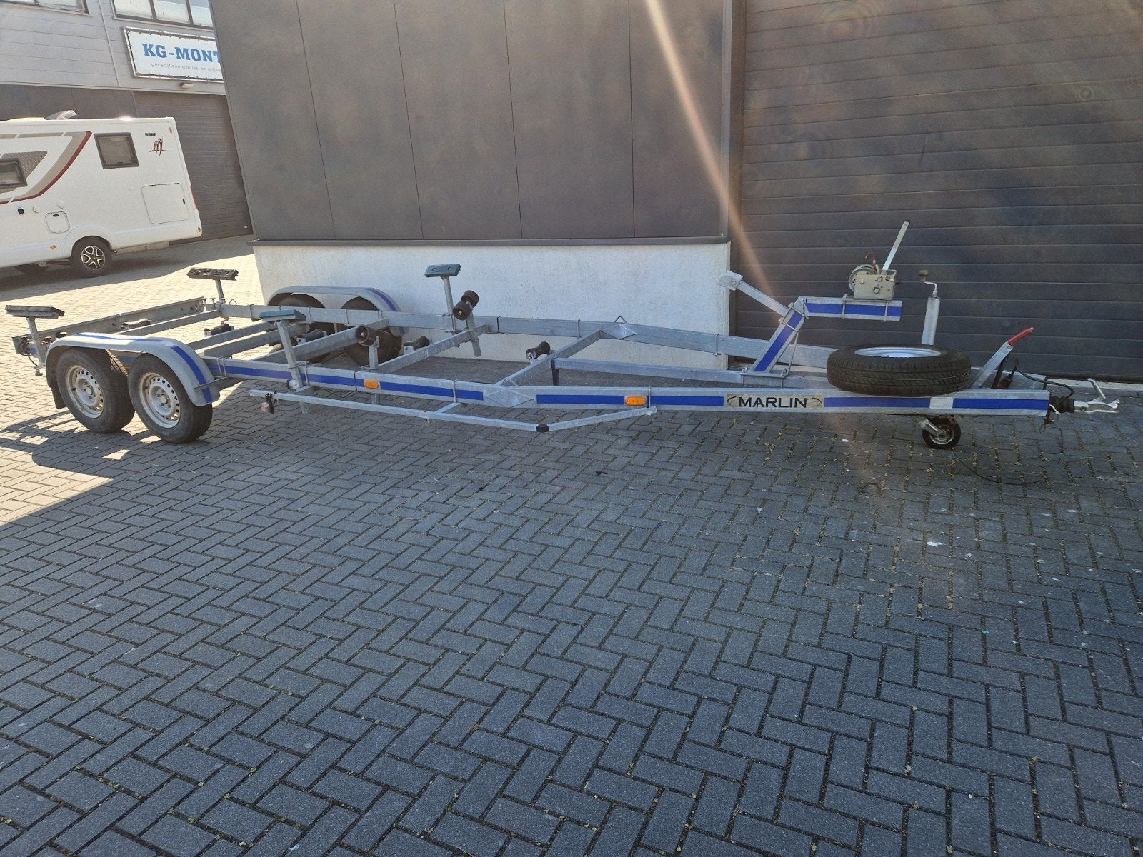 Marlin boottrailer voor boten rond 7 meter, Ophalen
