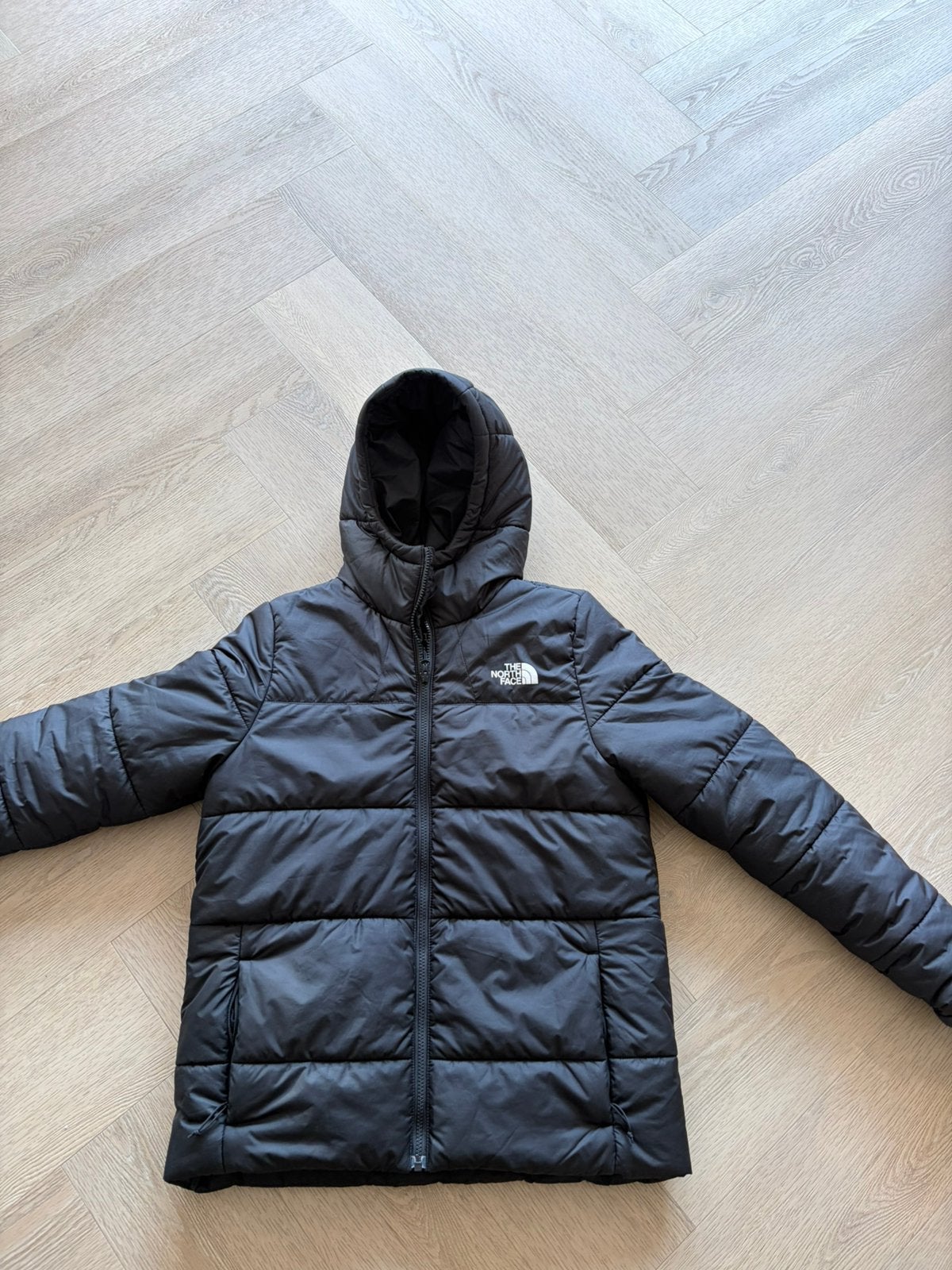 Dames north face jas M, Ophalen of Verzenden, Zo goed als nieuw, Zwart