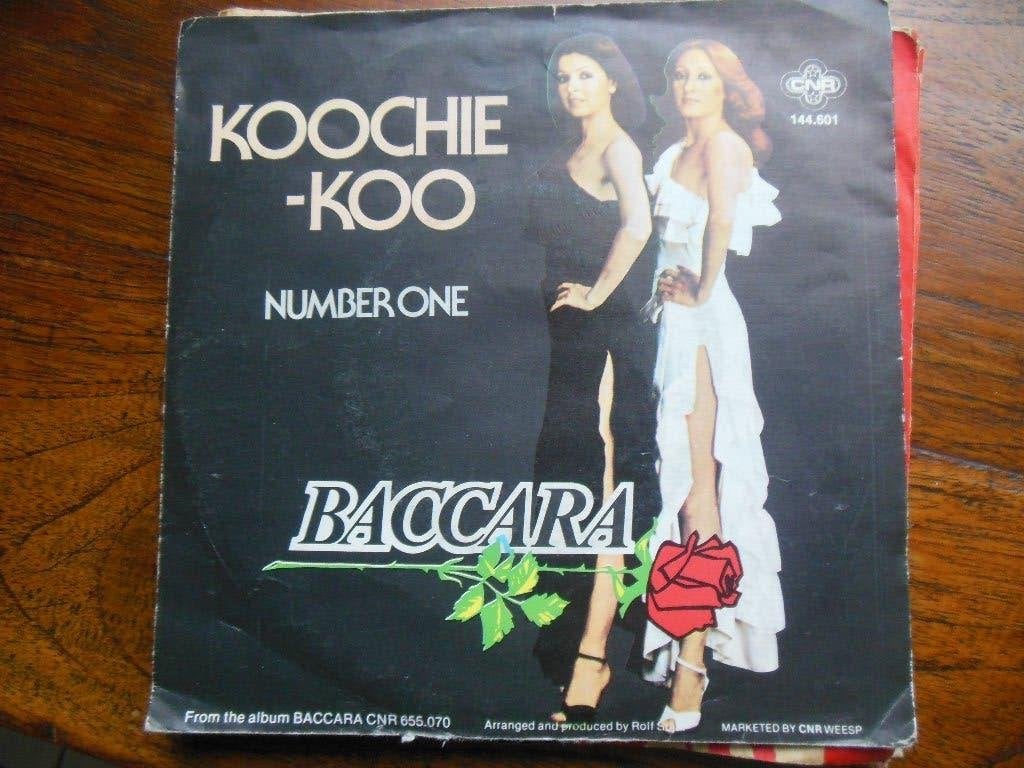 single koochie- koo baccara 45rpm jukebox vinyl record 7inch, Gebruikt, 7 inch, Ophalen of Verzenden, Pop
