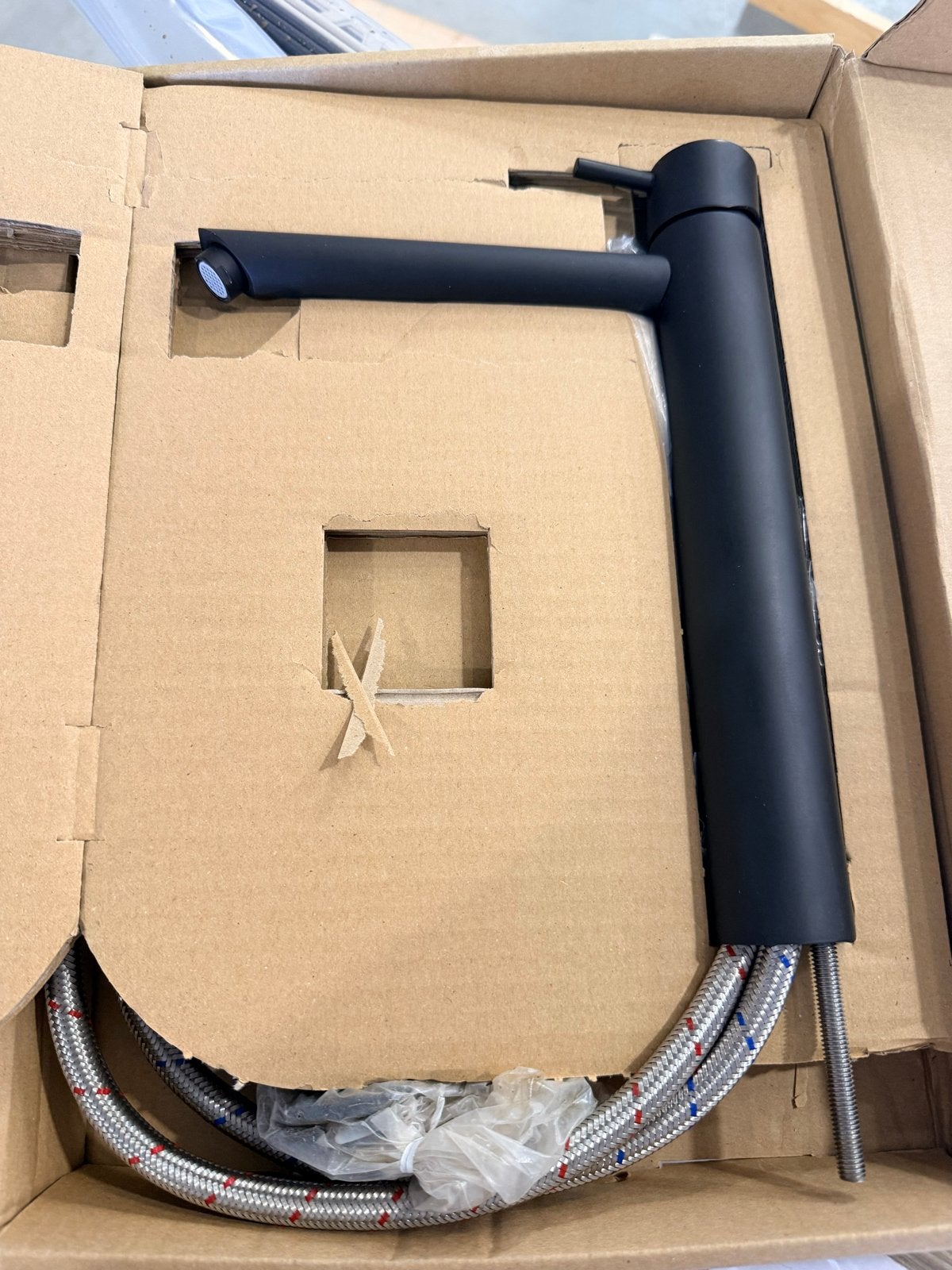 Hotbath Cobber CB003HS Wastafelmengkraan Mat Zwart, Ophalen, Nieuw, Kraan