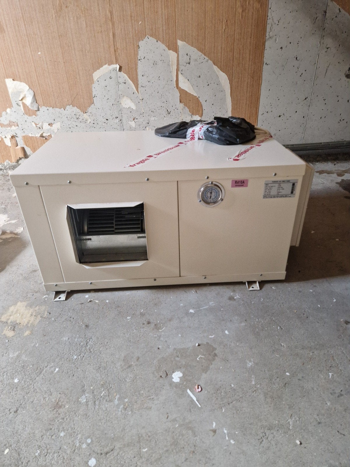 packaged watergekoelde airco, Ophalen, Afzuiger