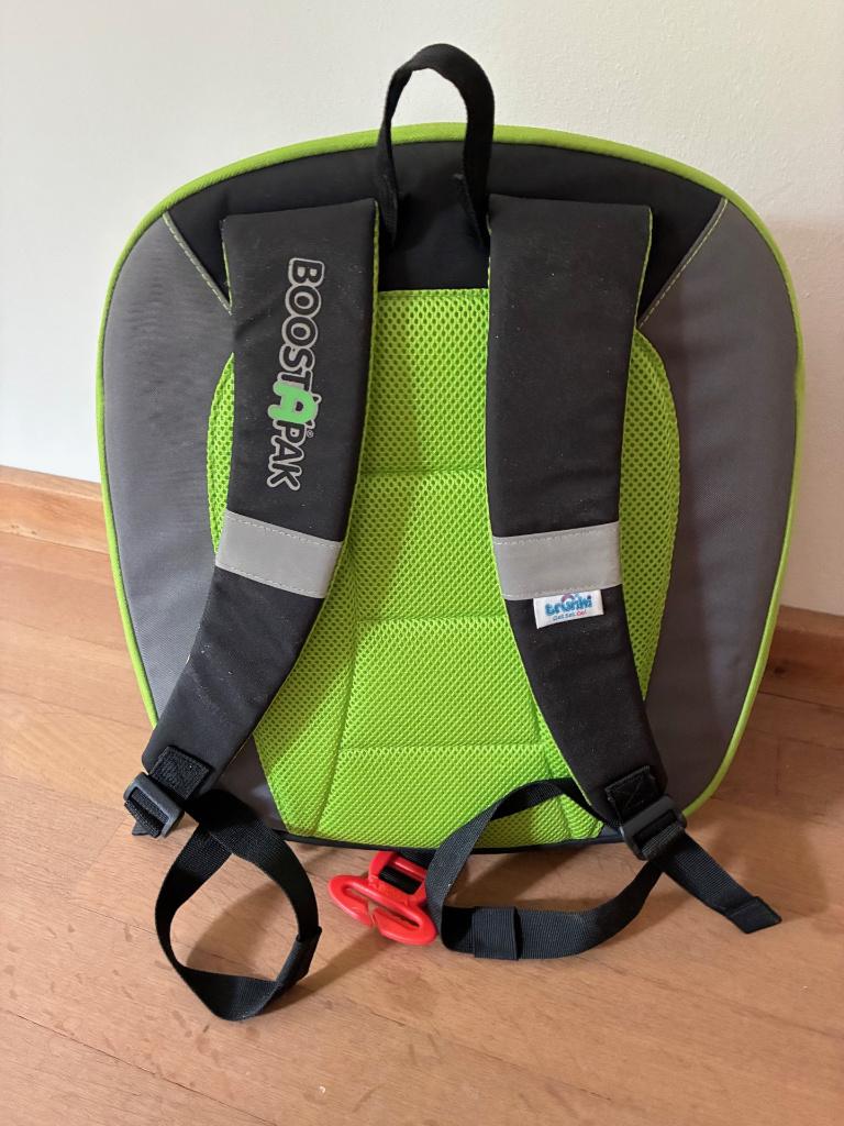 Boostapak Trunki kinderzitje / rugzak - zo goed als nieuw, 15 t/m 36 kg, Ophalen, Overige merken, Gebruikt
