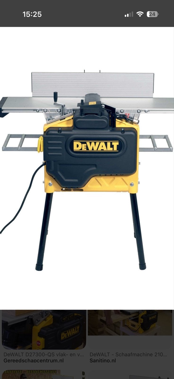 DeWalt D27300-QS Vlak- en Vandiktebank echt als nieuw, Ophalen, Nieuw, Elektrisch