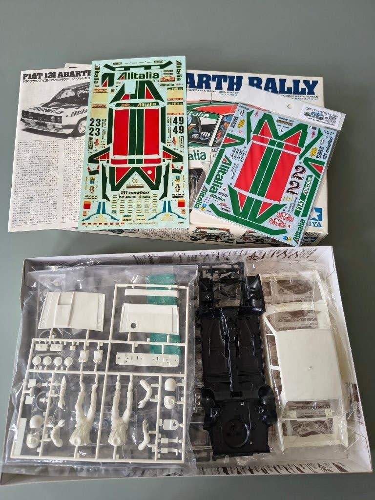 Fiat 131 Abarth Alitalia incl. nieuwe decals, Auto, Groter dan 1:32, Ophalen of Verzenden, Zo goed als nieuw