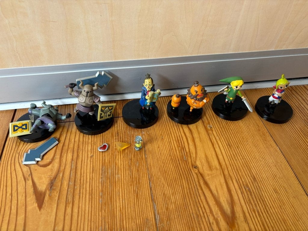 Legend of Zelda Phantom Hourglass Figure Set TOMY, Ophalen of Verzenden, Gebruikt, Overige kleuren, Met 1 controller