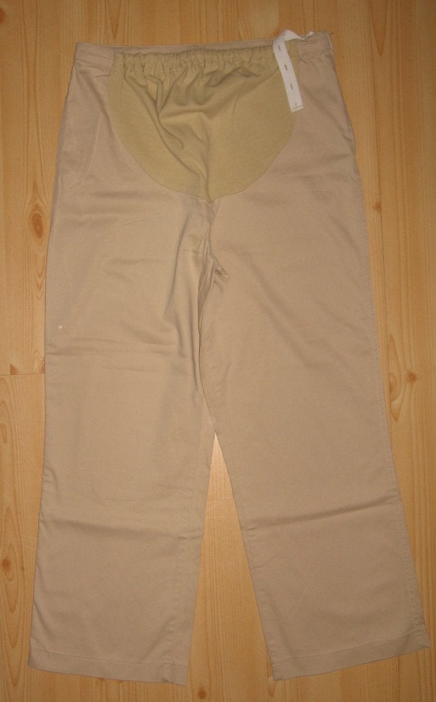 Miss etam 7/8 positiebroek maat m met elastische buikinzet, Maat 38/40 (M), Beige, Ophalen of Verzenden, Miss Etam