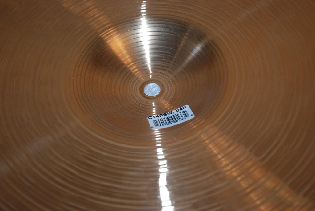 Meinl Classics soundwave hihat bekkens 1062/1272gr 14 inch, Gebruikt, ., Drums of Percussie, Ophalen of Verzenden