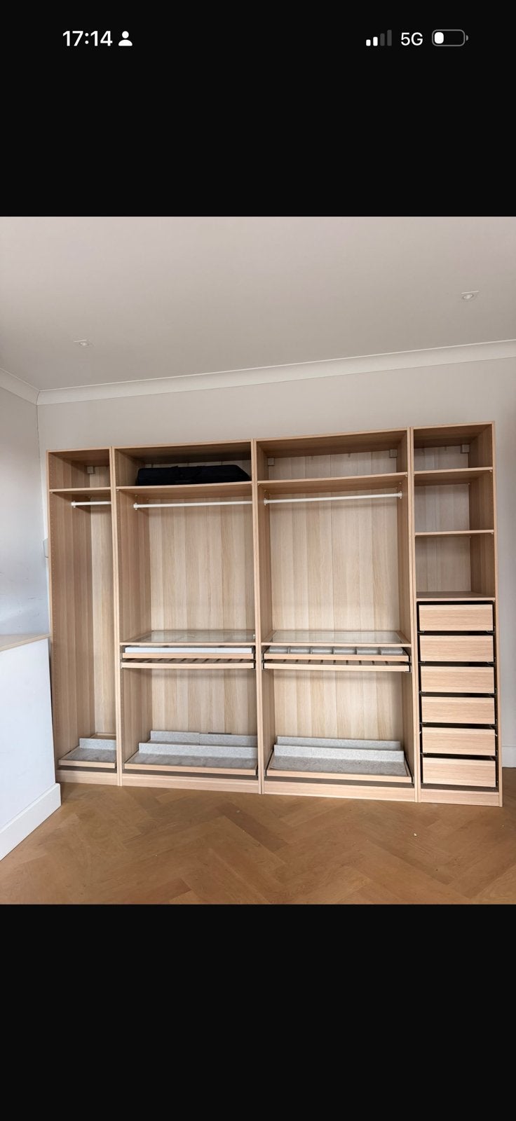 IKEA PAX Wardobe, 200 cm of meer, Zo goed als nieuw, 50 tot 75 cm, 50 tot 100 cm