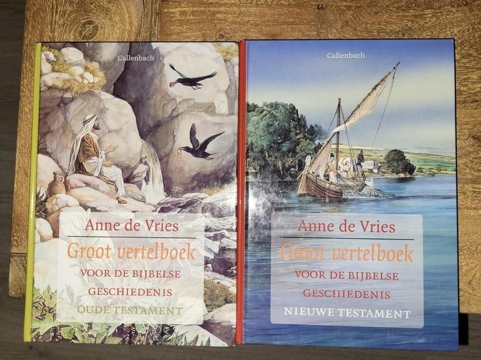 Groot vertelboek voor de Bijbelse geschiedenis (2 delen), Ophalen of Verzenden, Nieuw, Anne de Vries, Christendom | Protestants