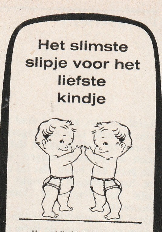 Retro reclame 1968 SGA Plastics baby luiers broekjes, Verzenden, Overige typen